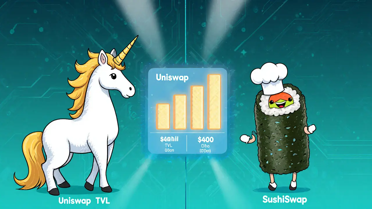 Uniswap vs SushiSwap: Confronto DEX 2025