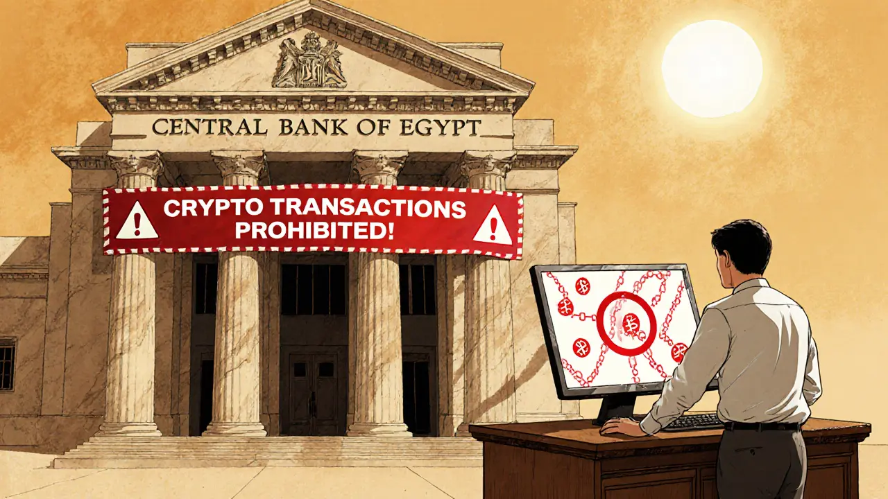 Banche egiziane e monitoraggio delle transazioni crypto: obblighi, sfide e prospettive