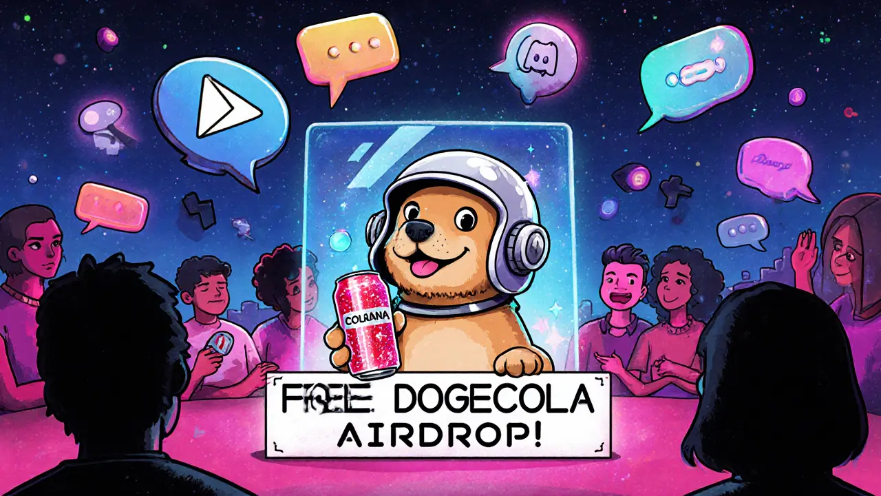 DOGECOLA (COL) Airdrop: cosa sapere su Colana, dati e avvisi di truffa