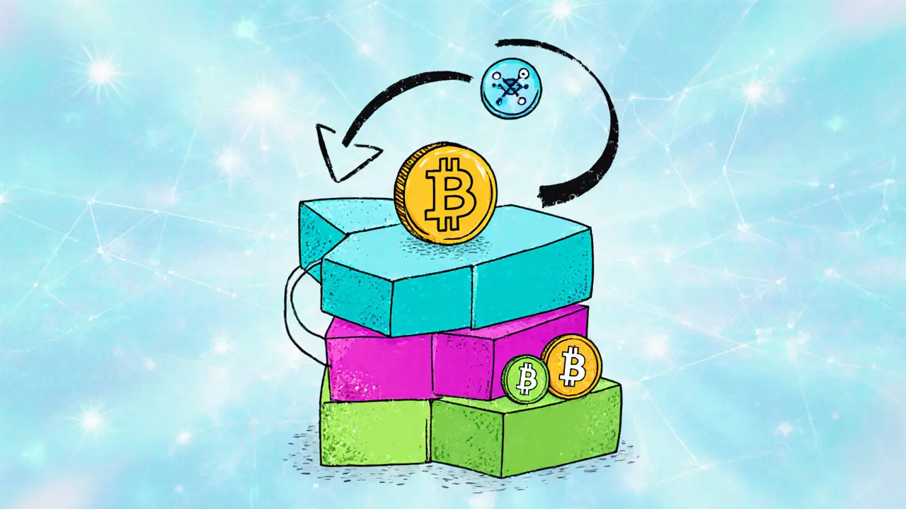 Illustrazione dei bucket di liquidità del DL‑AMM con intervalli di prezzo concentrati.