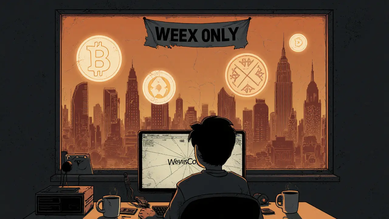 Gamer solitario davanti a schermo con BowsCoin, mentre altri token brillano fuori dalla finestra.