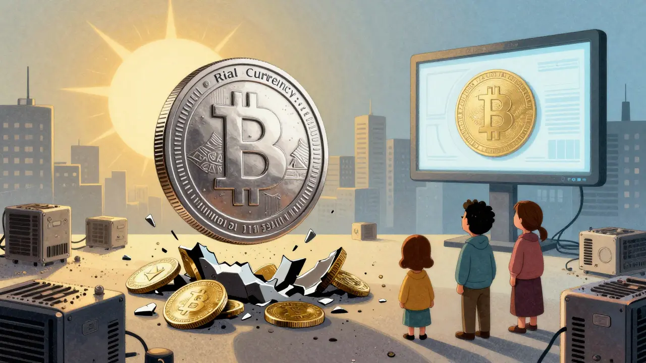 La valuta digitale statale iraniana sale come un sole, mentre le criptovalute decentralizzate sono distrutte ai suoi piedi.