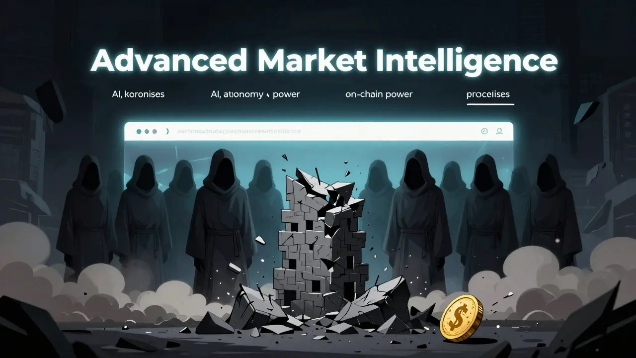 Team anonimo dietro un sito web che promette intelligenza artificiale, mentre le promesse crollano.