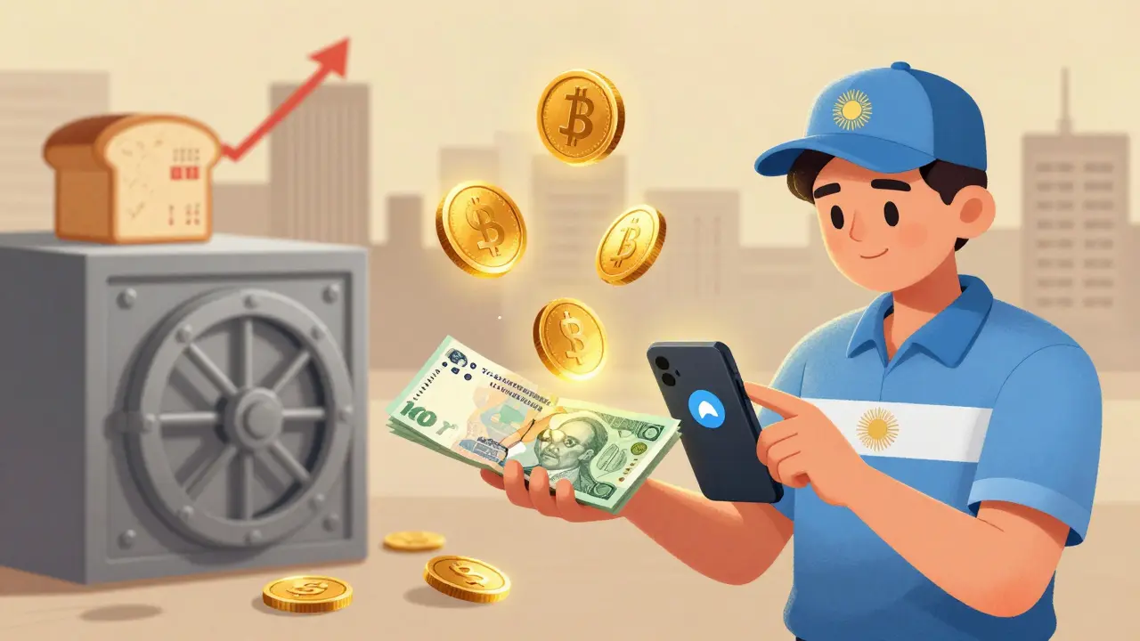 Come gli argentini usano la crittografia per risparmiare contro l'inflazione