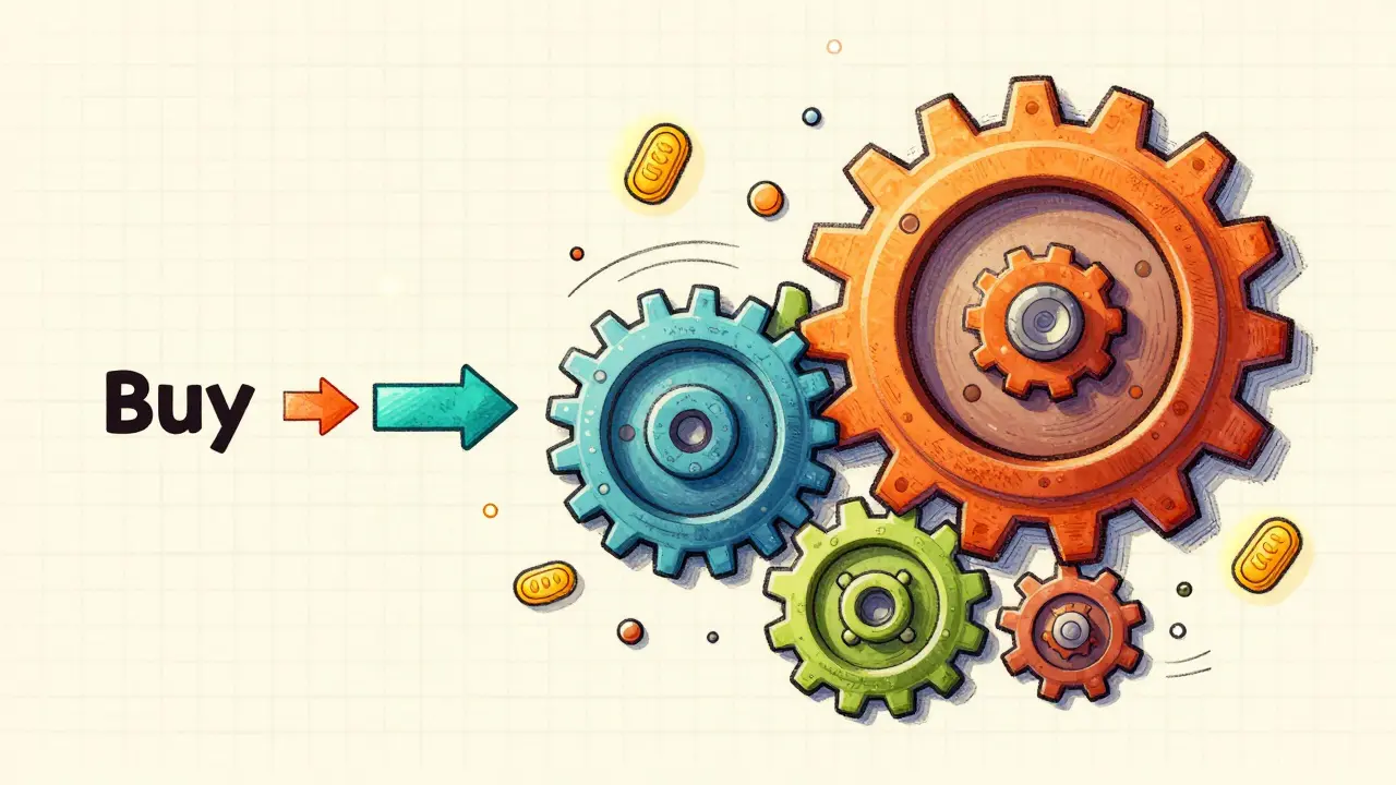 Ingranaggi digitali che abbinano ordini di mercato automaticamente