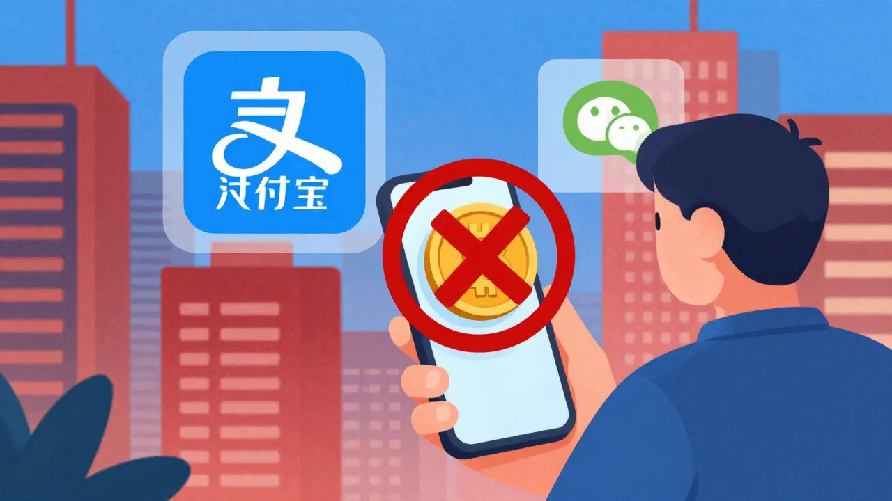 Alipay e WeChat Pay: Come funziona il blocco delle criptovalute in Cina