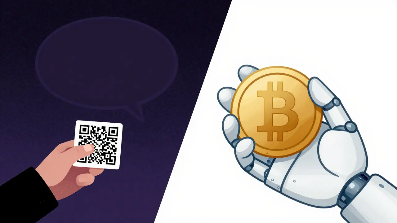 Confronto tra il mercato nero delle crypto in chat e la moneta digitale di stato e-CNY.