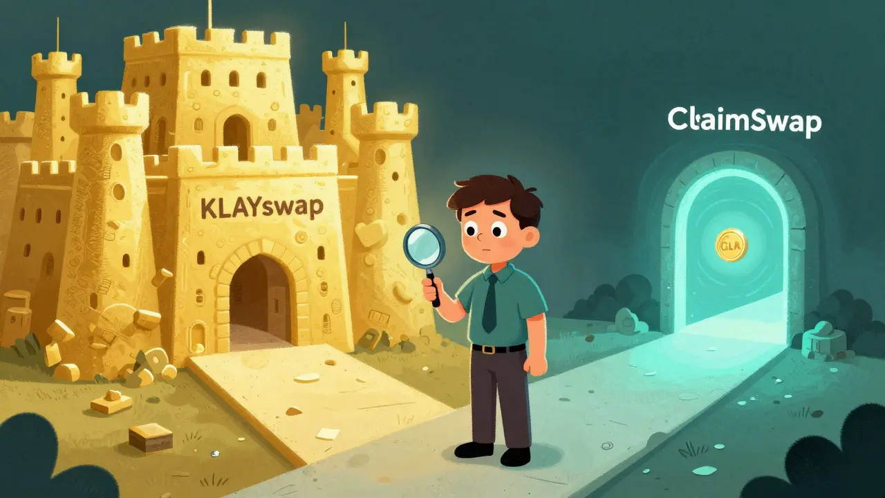 Trader che sceglie tra un grande exchange e un protocollo DEX di nicchia.