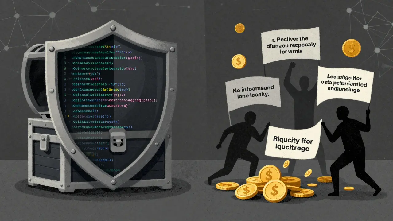 Illustrazione concettuale sulla sicurezza degli airdrop e i rischi delle truffe crypto.