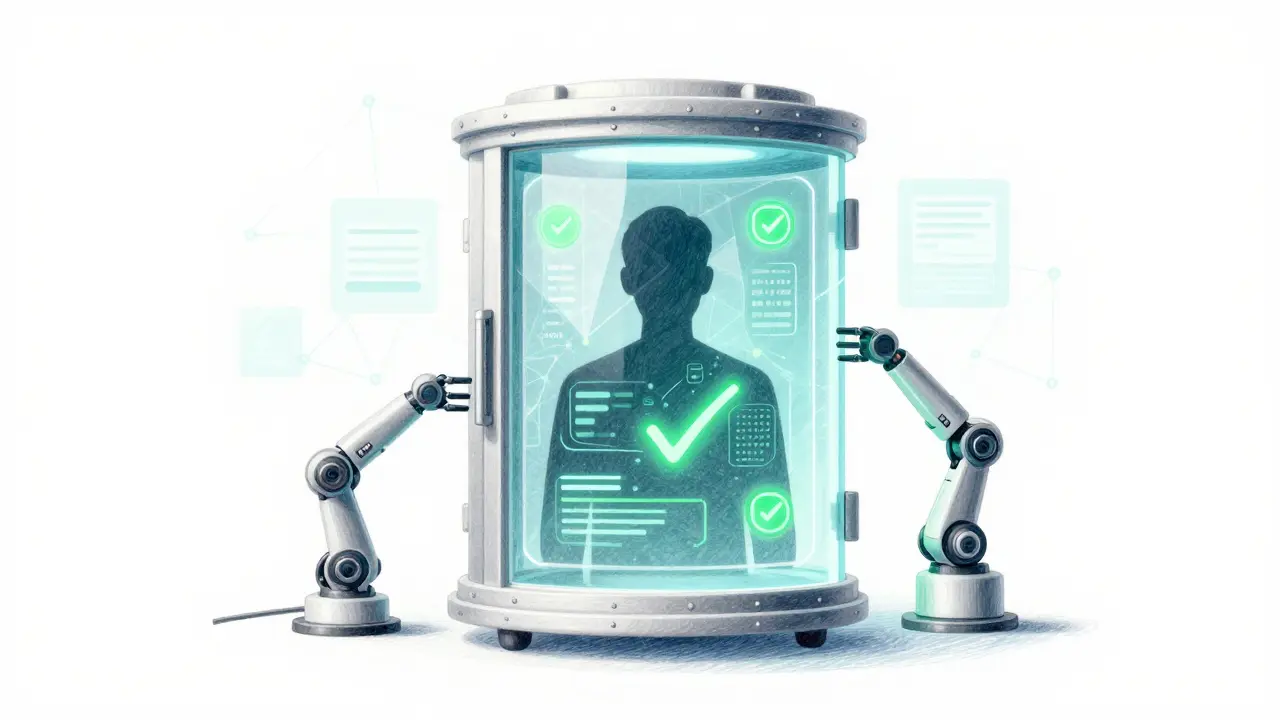 Valletta digitale trasparente con prove a conoscenza zero che proteggono la privacy utente