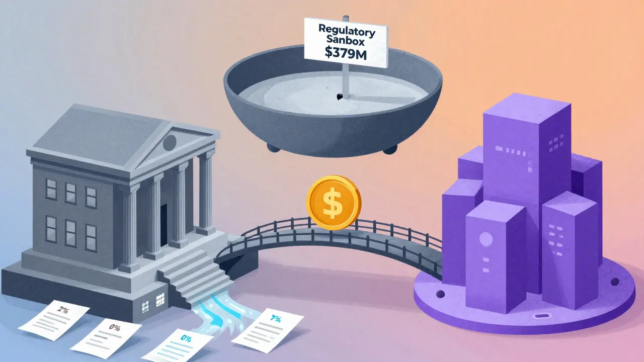 Illustrazione concettuale sul futuro digitale, tasse e barriere aziendali per le crypto in Vietnam